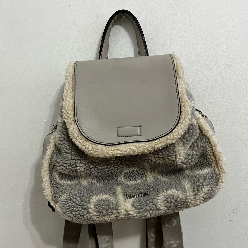 Calvin Klein Sherpa mini backpack